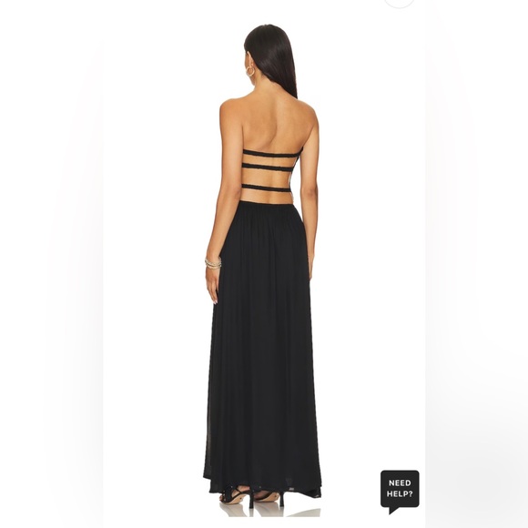 Chaser Anita Maxi Dress in Black - Picture 4 of 10